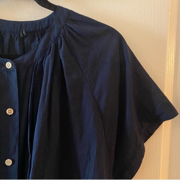 JENNI KAYNE Willow Blouse in Dark Blue - XL - Picture 7 of 13